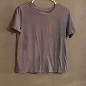Distressed crop tshirt